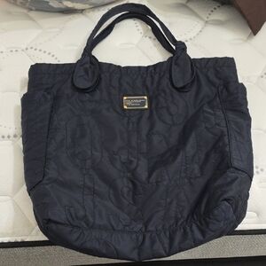 Marc Jacobs Blue Nylon Tote Bag with Double Handles. Great Condition. Like NEW.